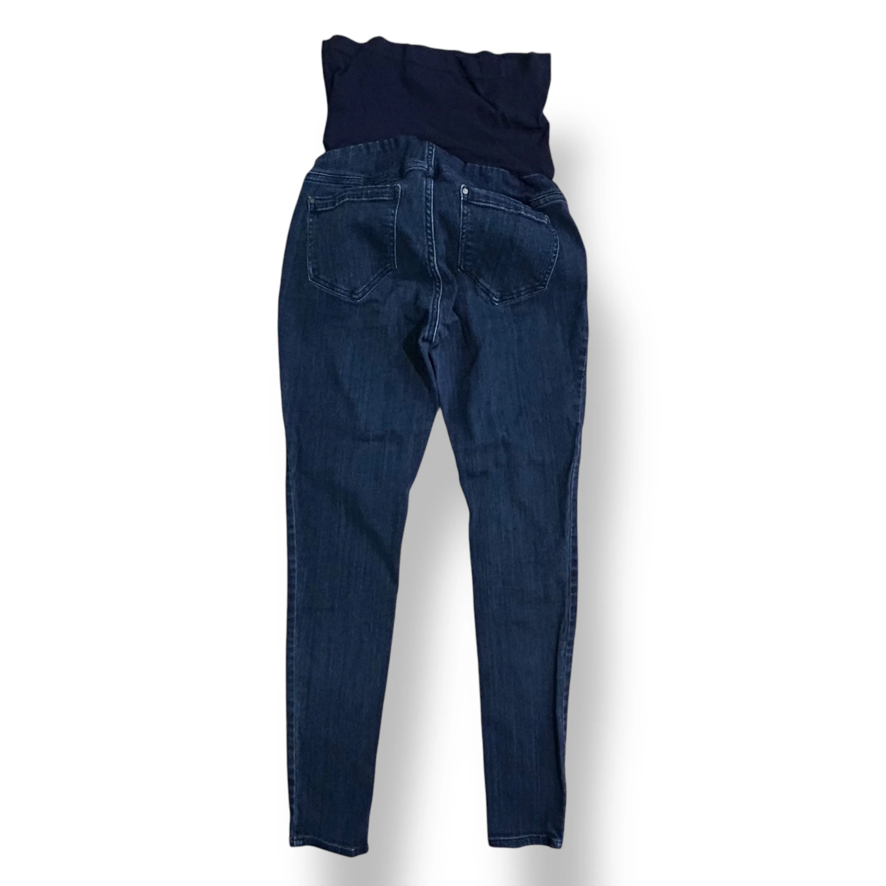 Indigo Blue Size Small Dark Blue Denim Full Panel Skinny Maternity Jeans