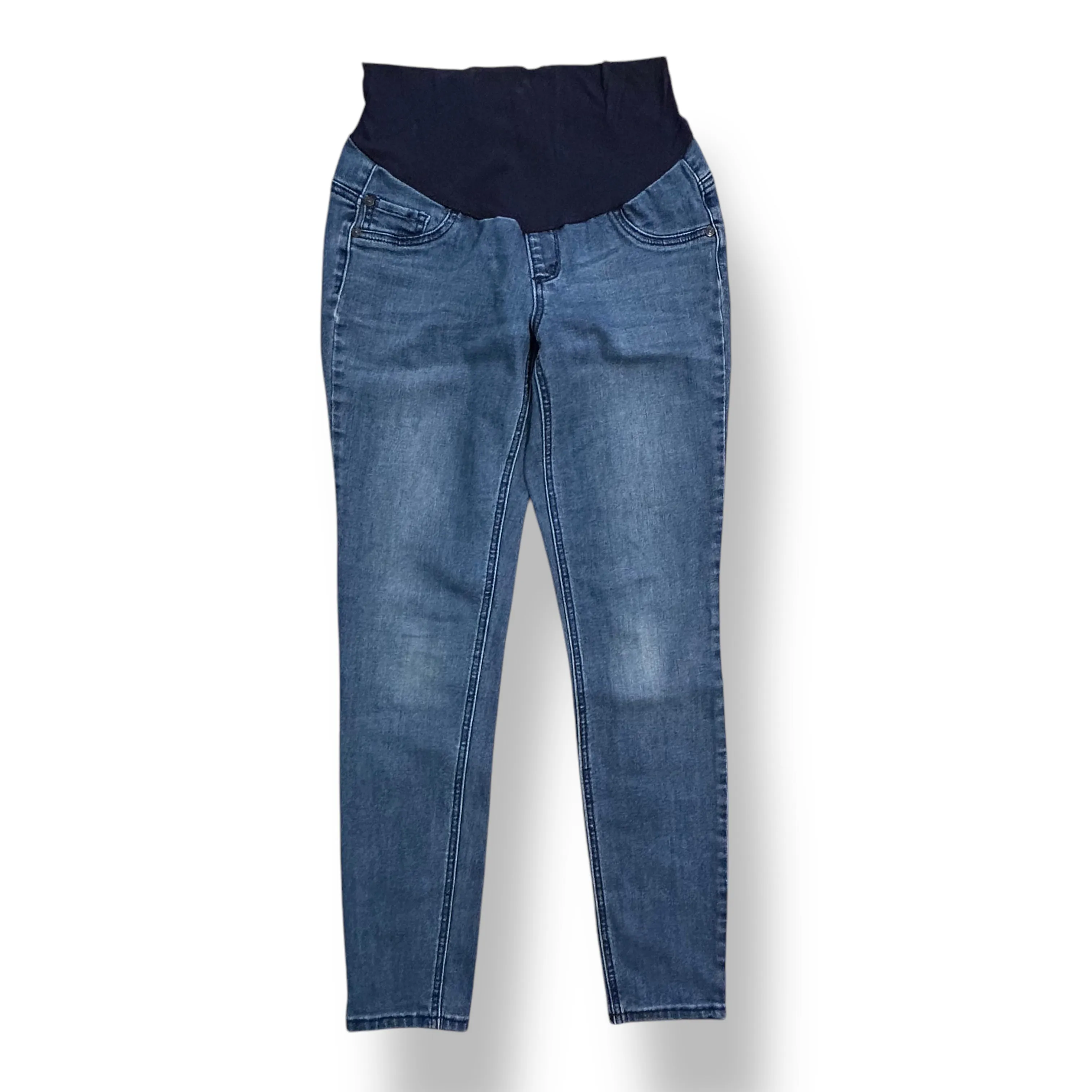 Indigo Blue Size Small Denim Full Panel Maternity Jeans