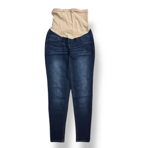 Indigo Blue Size XS Dark Blue Full Panel Maternity Jeggings
