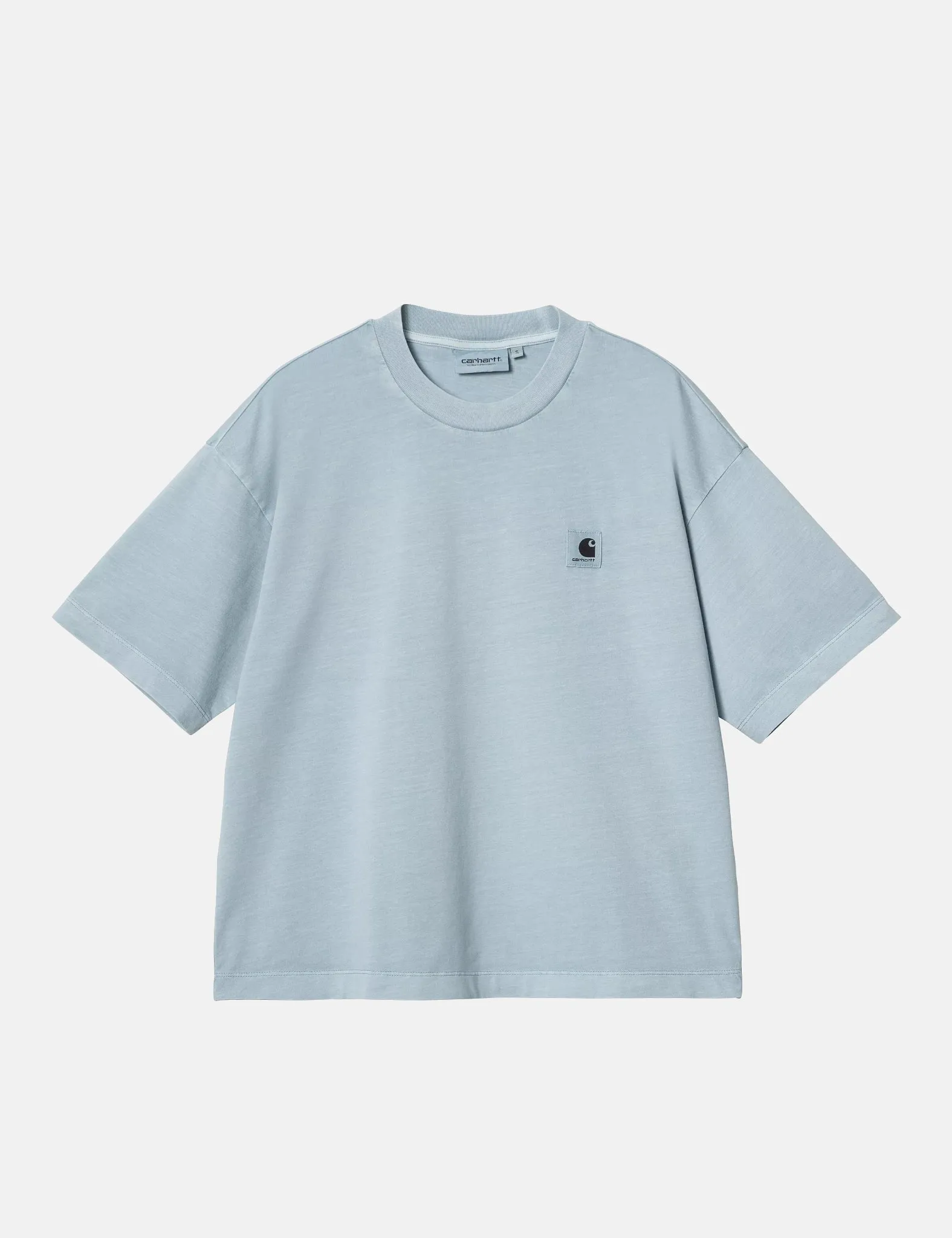 Insta-Worthy Carhartt WIP Women's Nelson T-Shirt (Loose) - Dusty Ice Blue  Dont Miss Out!