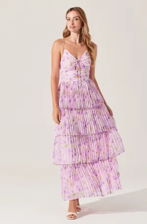 Insta-Worthy Daytona Pleated Floral Maxi Dress  Going Fast!