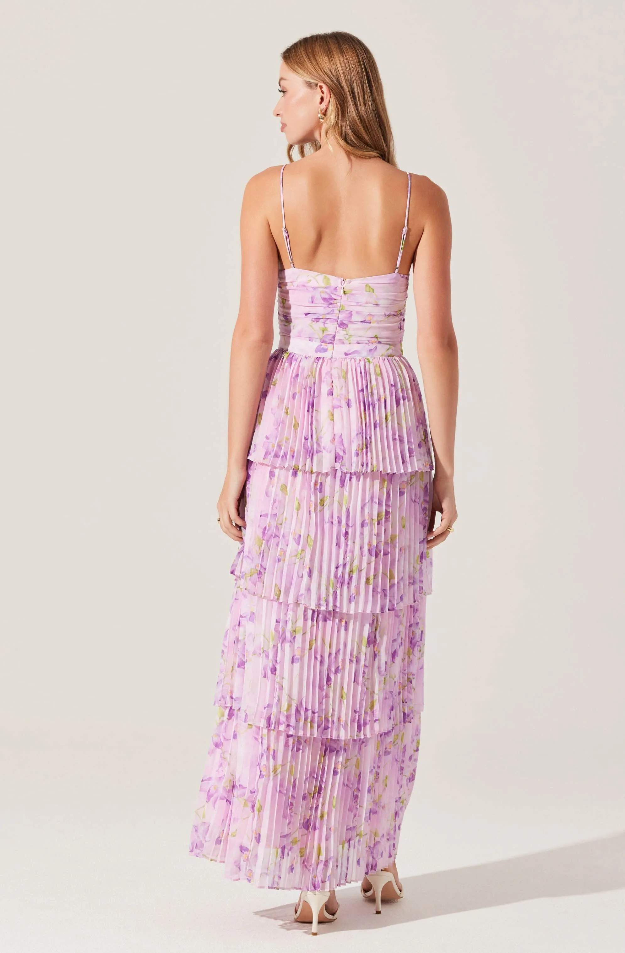 Insta-Worthy Daytona Pleated Floral Maxi Dress  Going Fast!