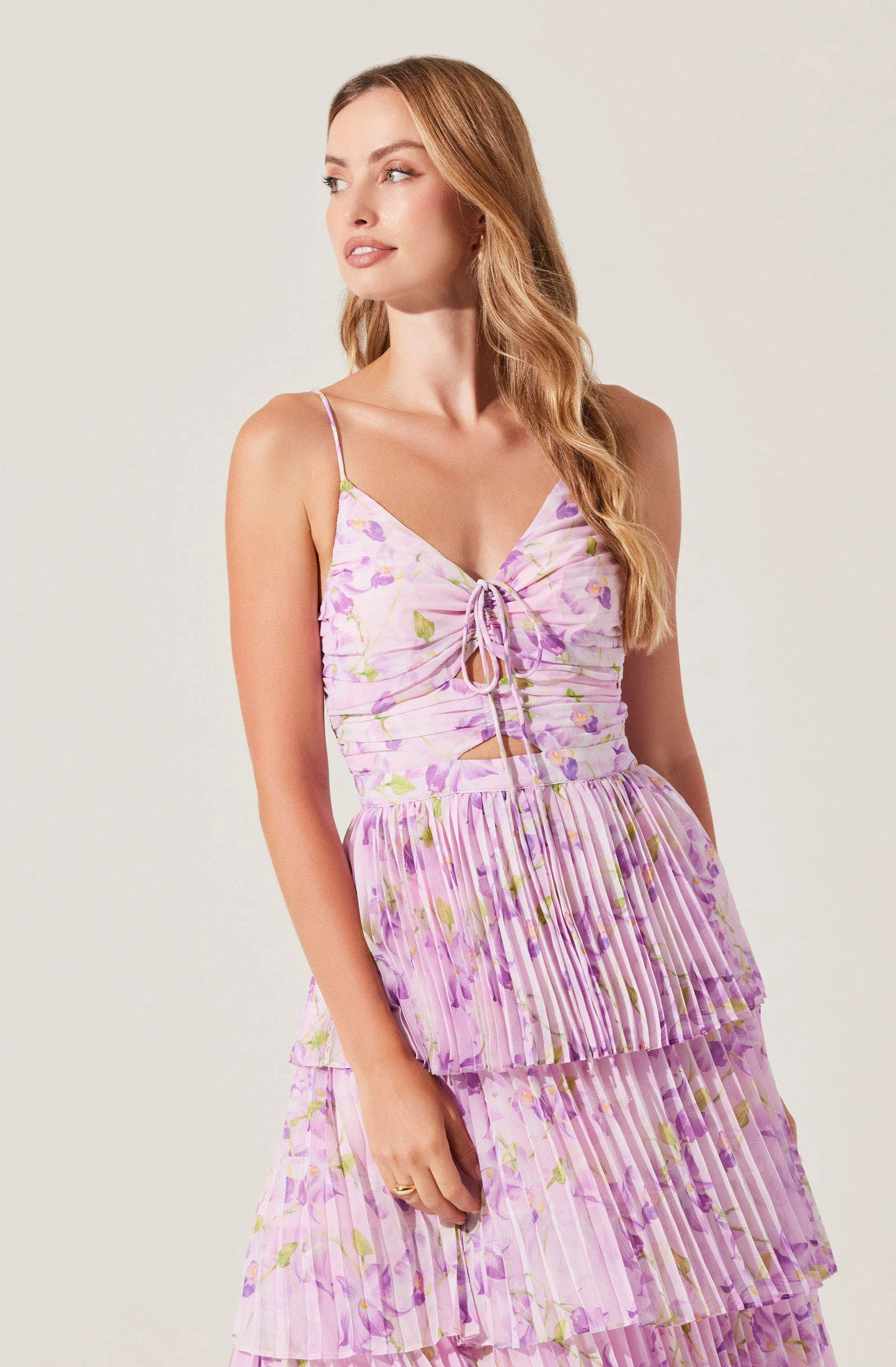 Insta-Worthy Daytona Pleated Floral Maxi Dress  Going Fast!
