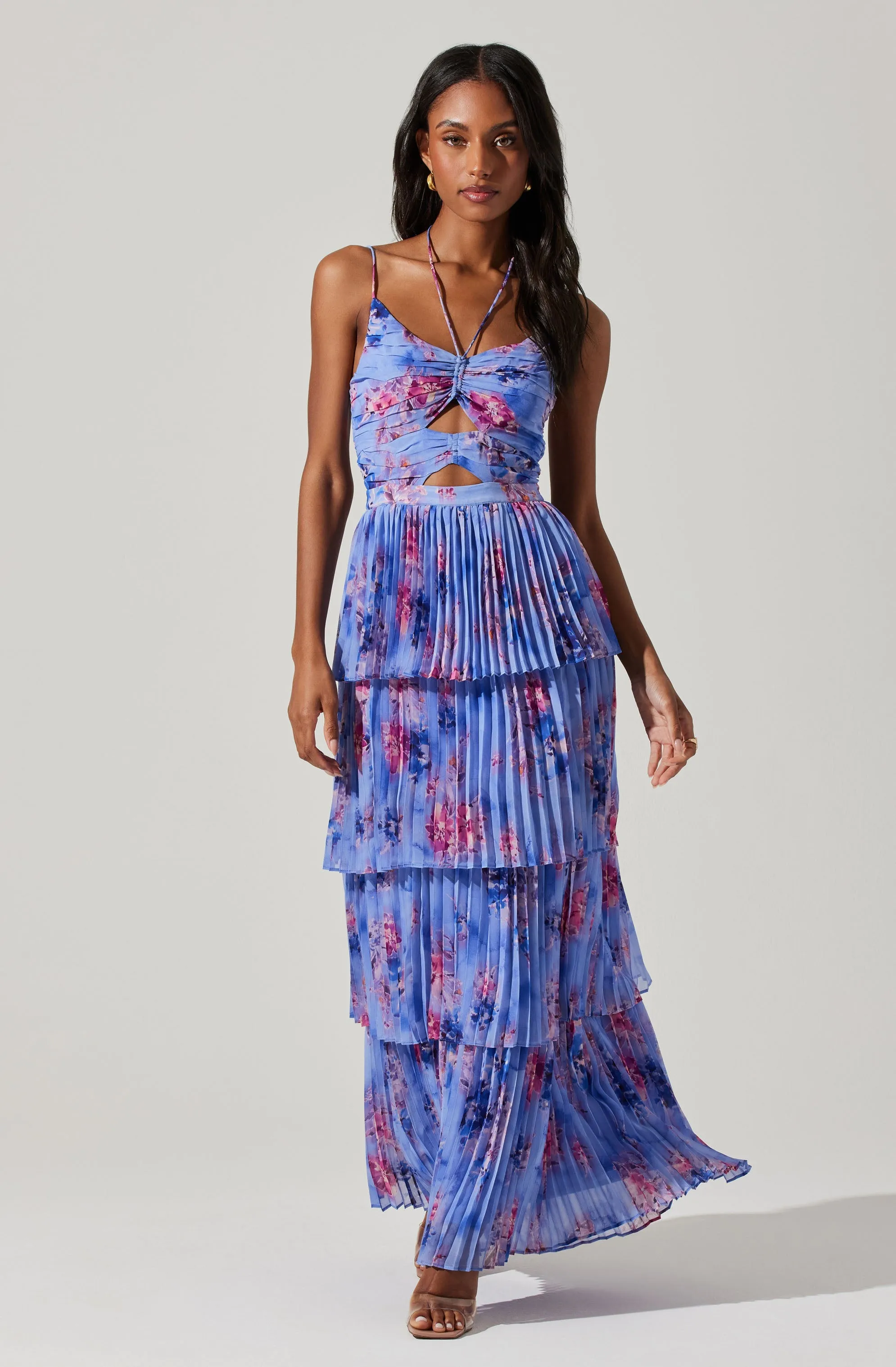 Insta-Worthy Daytona Pleated Floral Maxi Dress  Going Fast!