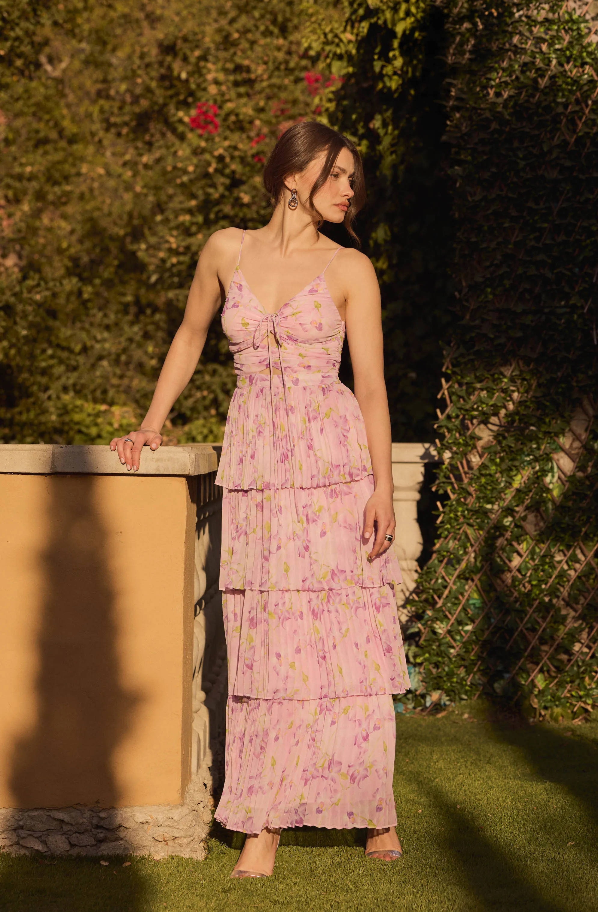 Insta-Worthy Daytona Pleated Floral Maxi Dress  Going Fast!