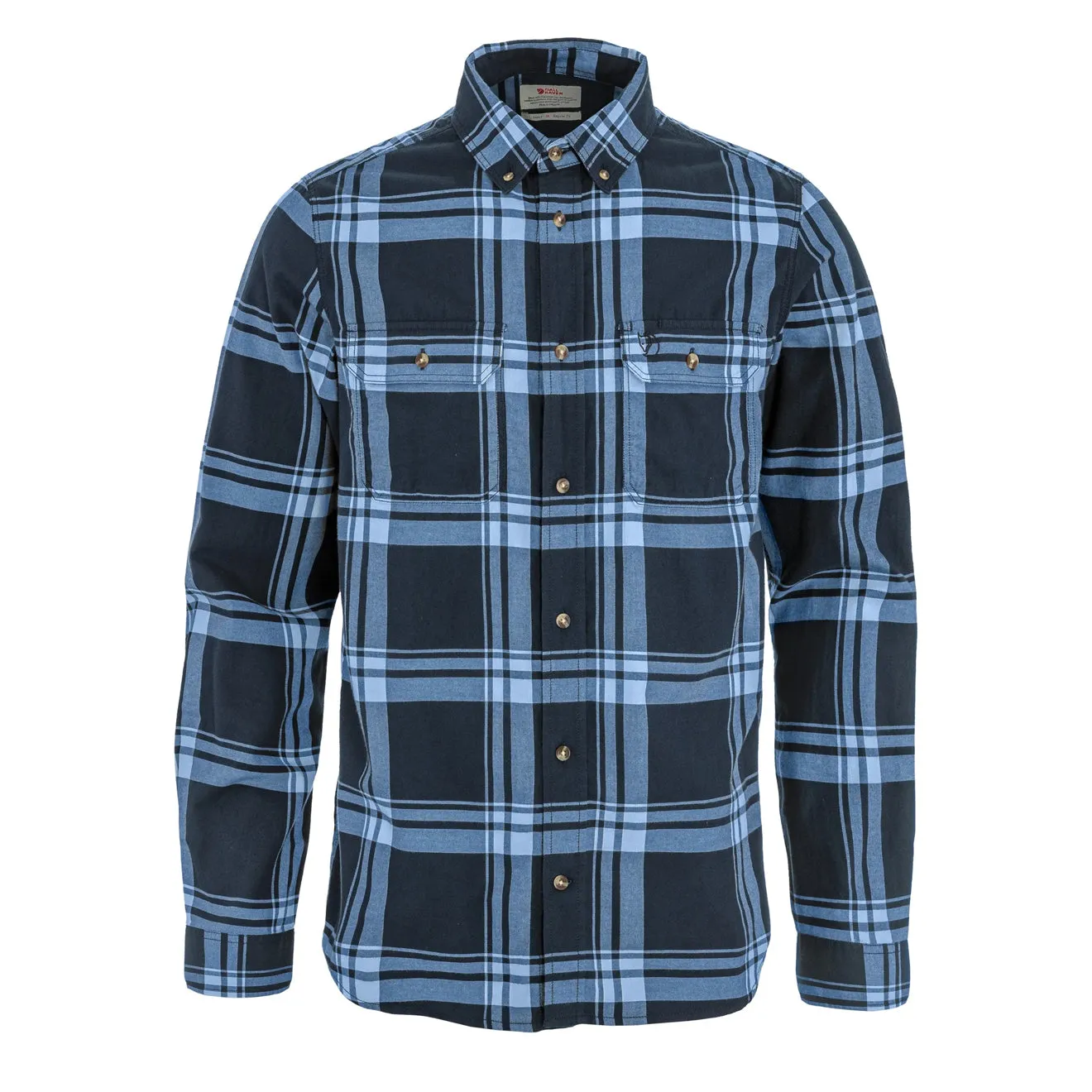 Insta-Worthy Fjallraven Ovik Lite Flannel Shirt Dark Navy / Ultramarine  Going Fast!