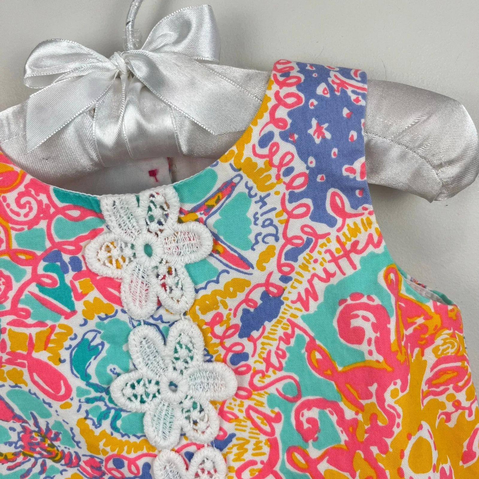 Insta-Worthy Lilly Pulitzer Girls Baby Shift Dress Light Iris Written in the Sun 3-6 Months  Today Only!