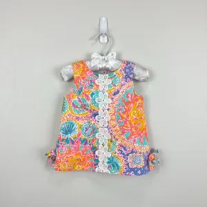 Insta-Worthy Lilly Pulitzer Girls Baby Shift Dress Light Iris Written in the Sun 3-6 Months  Today Only!