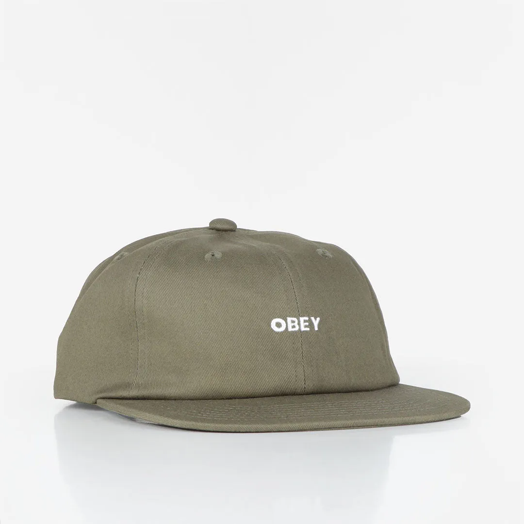 Insta-Worthy OBEY Bold Twill 6 Panel Strapback Cap  Ends Soon!