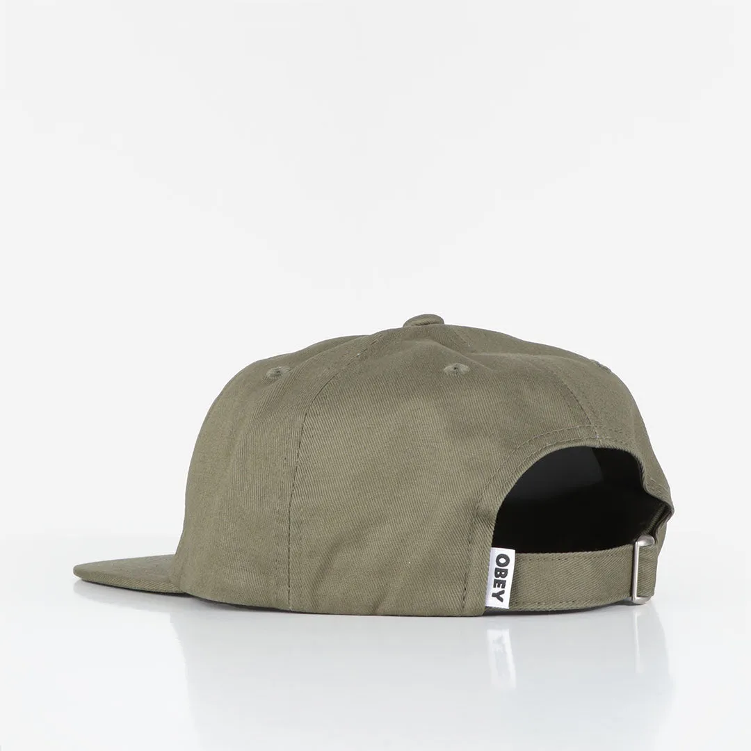 Insta-Worthy OBEY Bold Twill 6 Panel Strapback Cap  Ends Soon!
