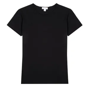 Insta-Worthy Sunspel Womens Classic T-Shirt Black  Limited Availability!