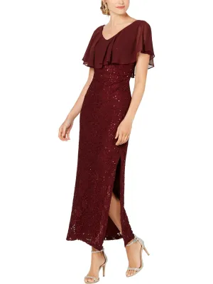 Insta-Worthy Womens Lace Sequined Evening Dress  Limited Stock!