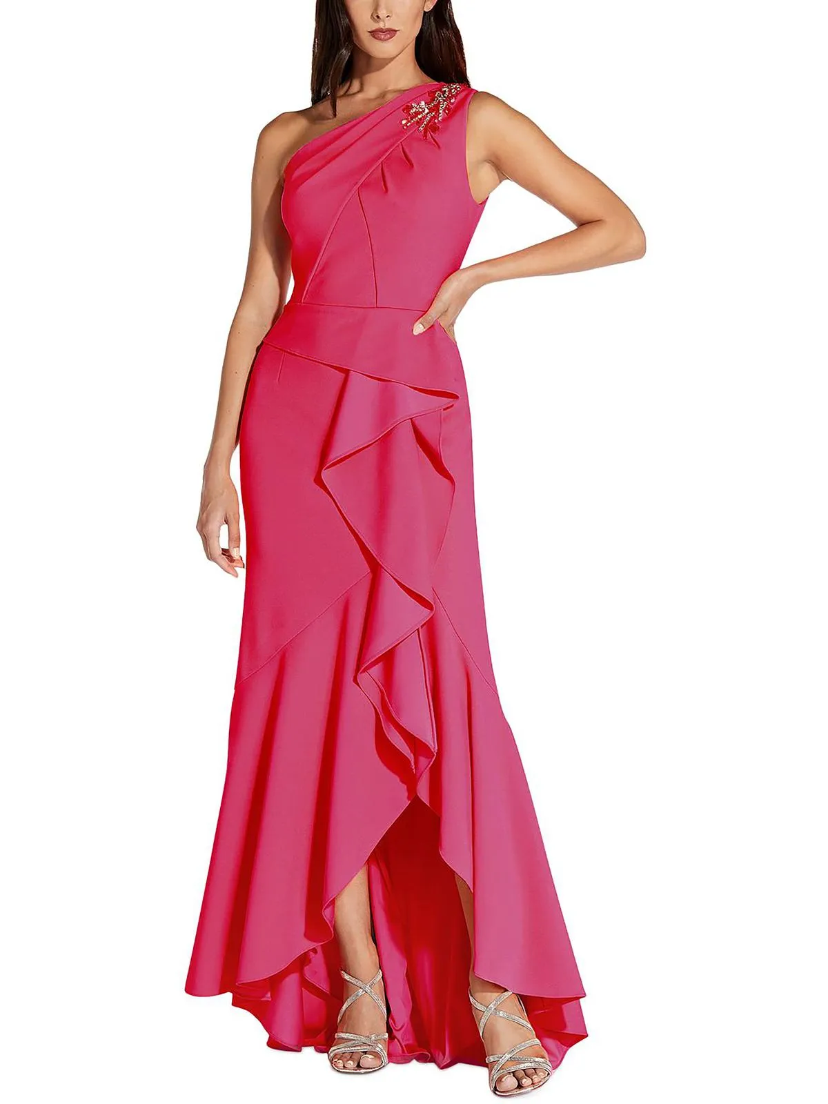Insta-Worthy Womens Ruffled Maxi Evening Dress  Limited Availability!
