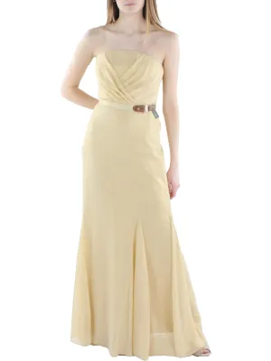 Insta-Worthy Womens Shimmer Strapless Evening Dress  Dont Miss Out!