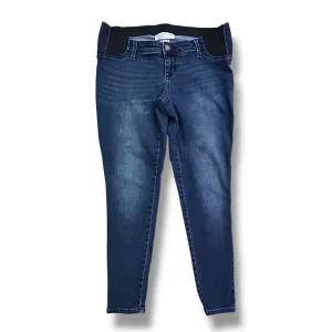 Isabel Maternity Size 6 Denim Side Panel Maternity Jean Leggings