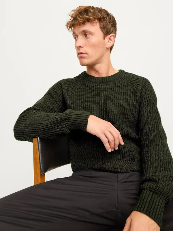 Jack & Jones KNIT CREW NECK Mens Jumper Rosin