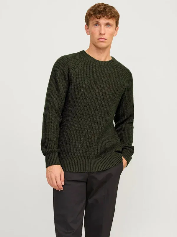 Jack & Jones KNIT CREW NECK Mens Jumper Rosin
