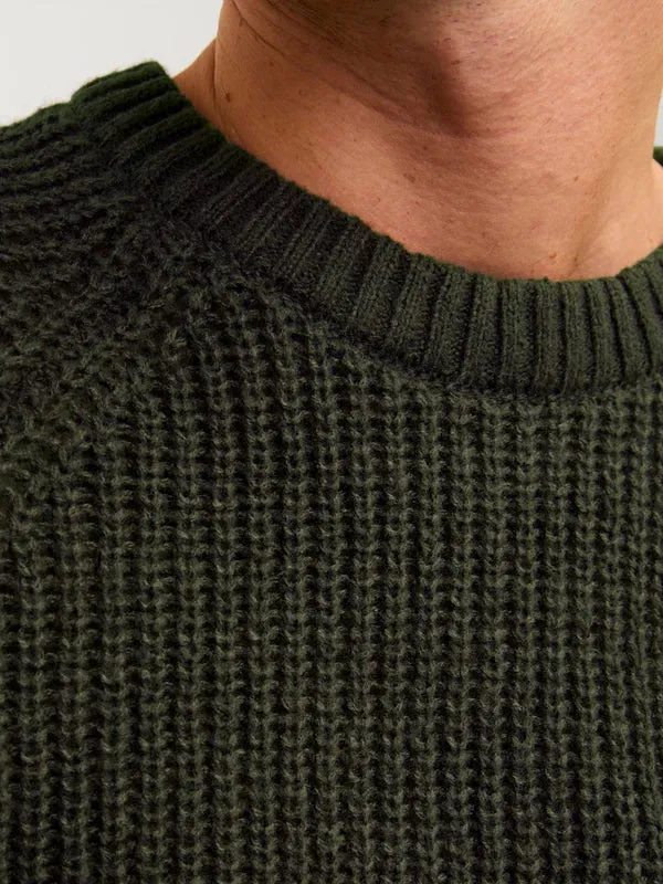 Jack & Jones KNIT CREW NECK Mens Jumper Rosin