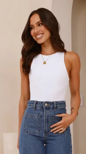 Jakira Bodysuit - White Billy J