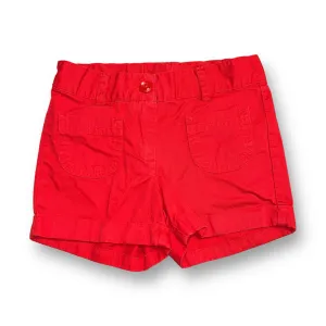 Janie and Jack Girls Size 3T Red Adjustable Waist Shorts