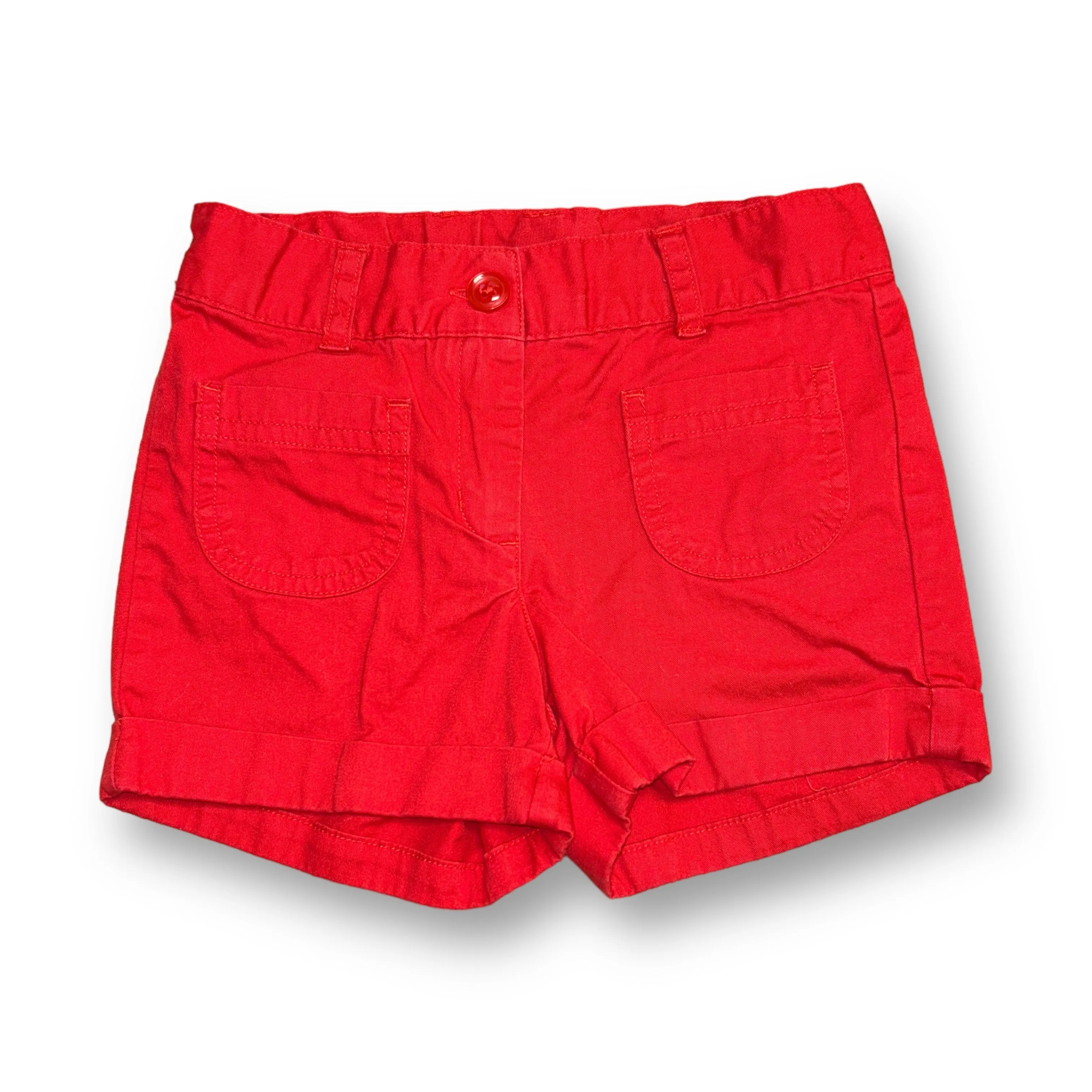 Janie and Jack Girls Size 3T Red Adjustable Waist Shorts