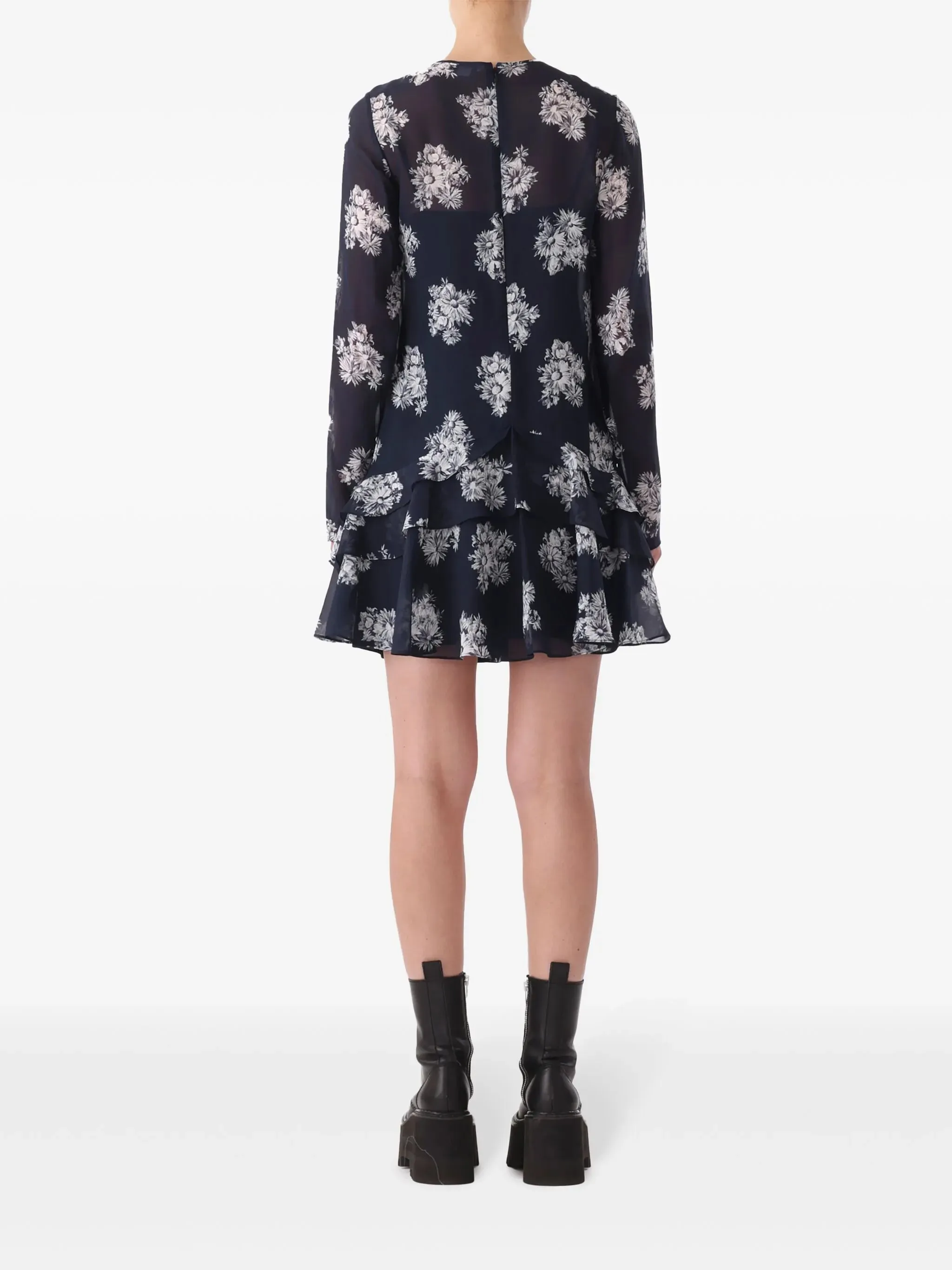 Jason Wu ruffle-detail mini dress Size 12 NWT