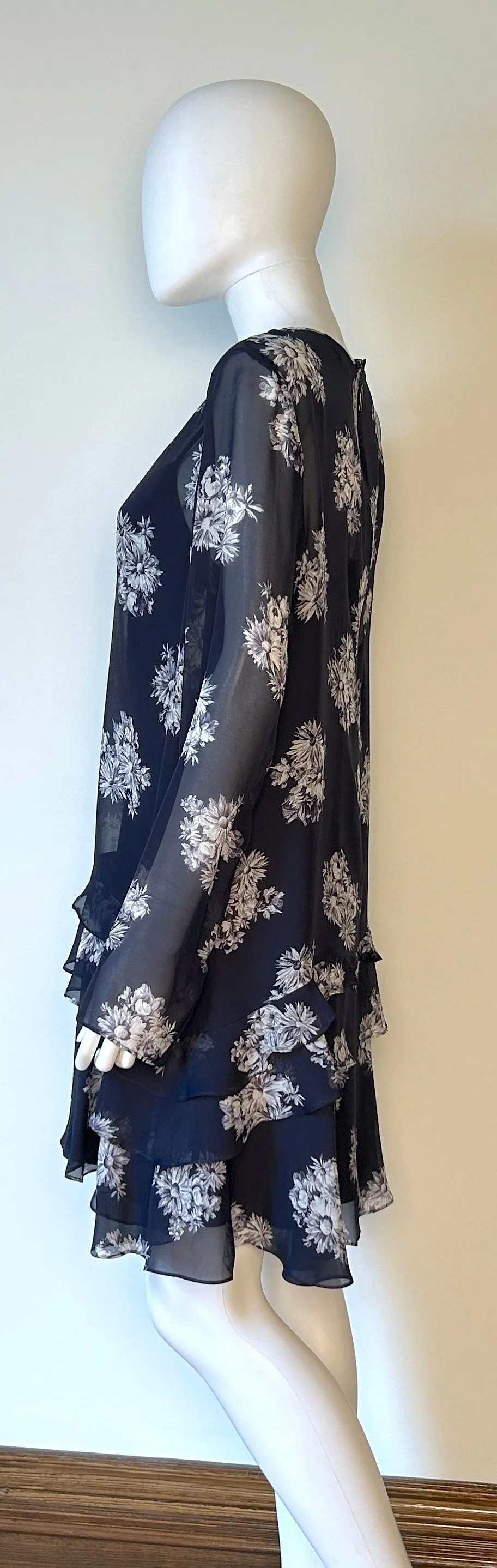 Jason Wu ruffle-detail mini dress Size 12 NWT