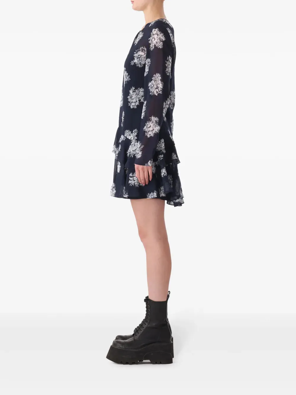 Jason Wu ruffle-detail mini dress Size 12 NWT