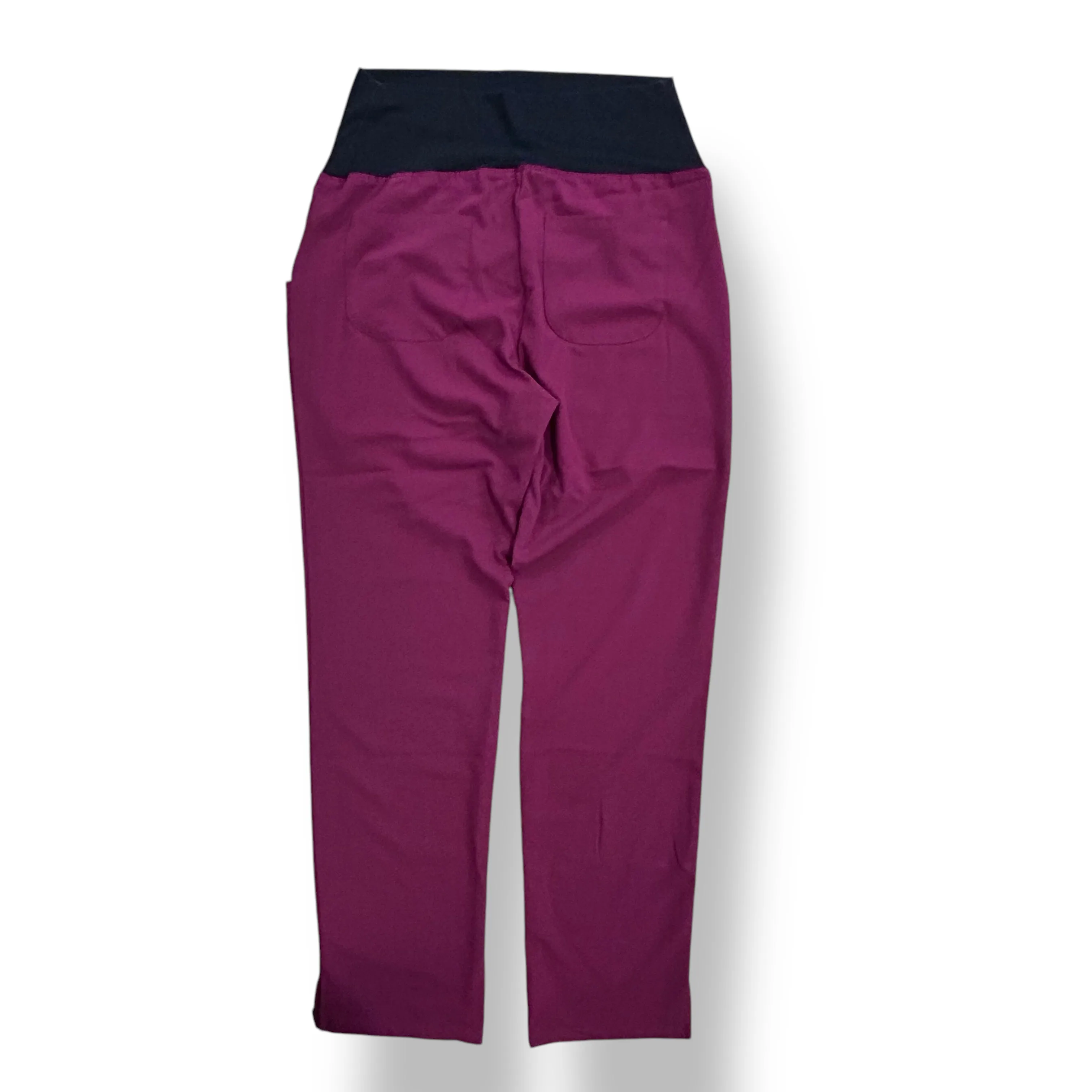 Jockey Size XS Wine Full Panel Maternity Scrub Bottoms