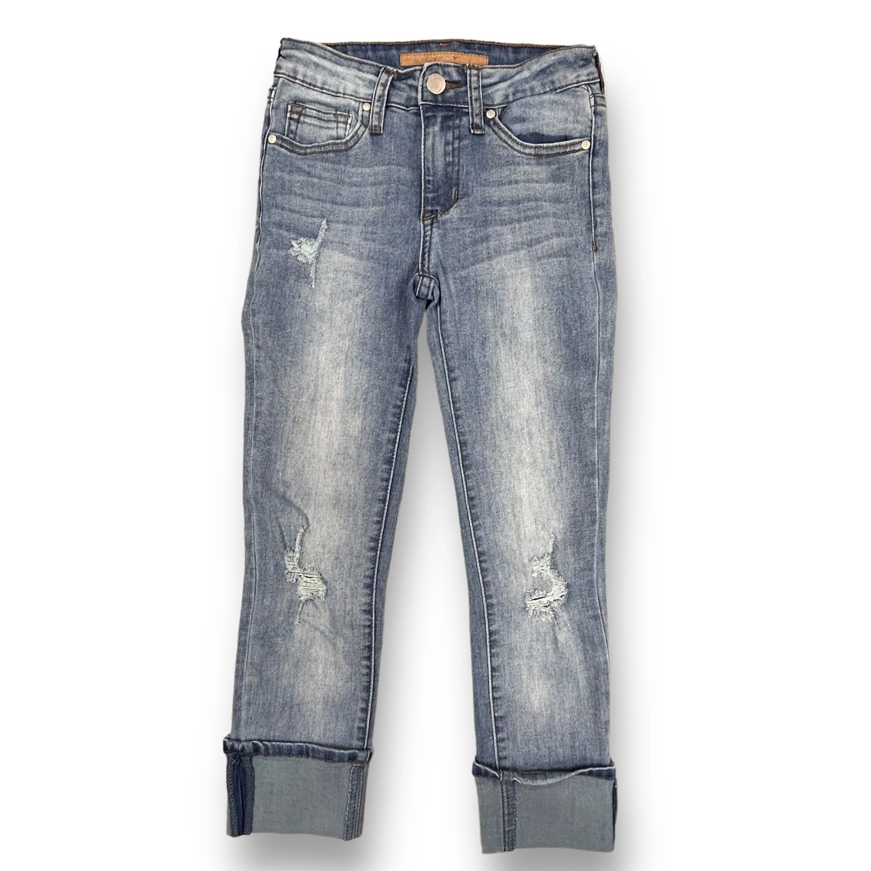 Joe's Jeans Youth Girl Size 12 Ankle Cuffed Denim Bottoms