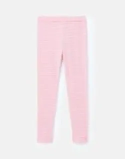 Joules Children's Annie Ribbed Leggings 1-12 Years - Pink Stripe