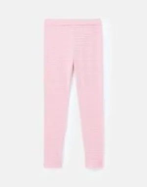 Joules Children's Annie Ribbed Leggings 1-12 Years - Pink Stripe