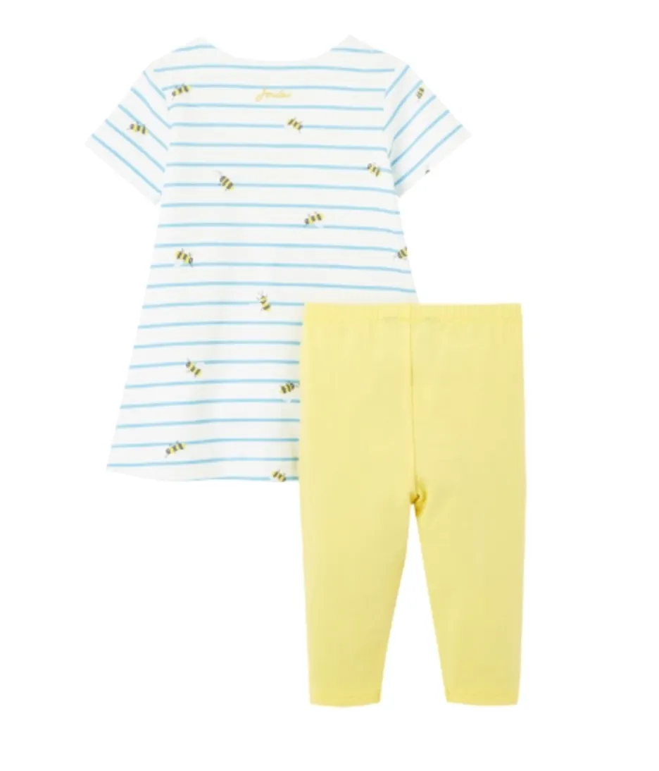 Joules Christina Dress Set - Blue Stripe Bee