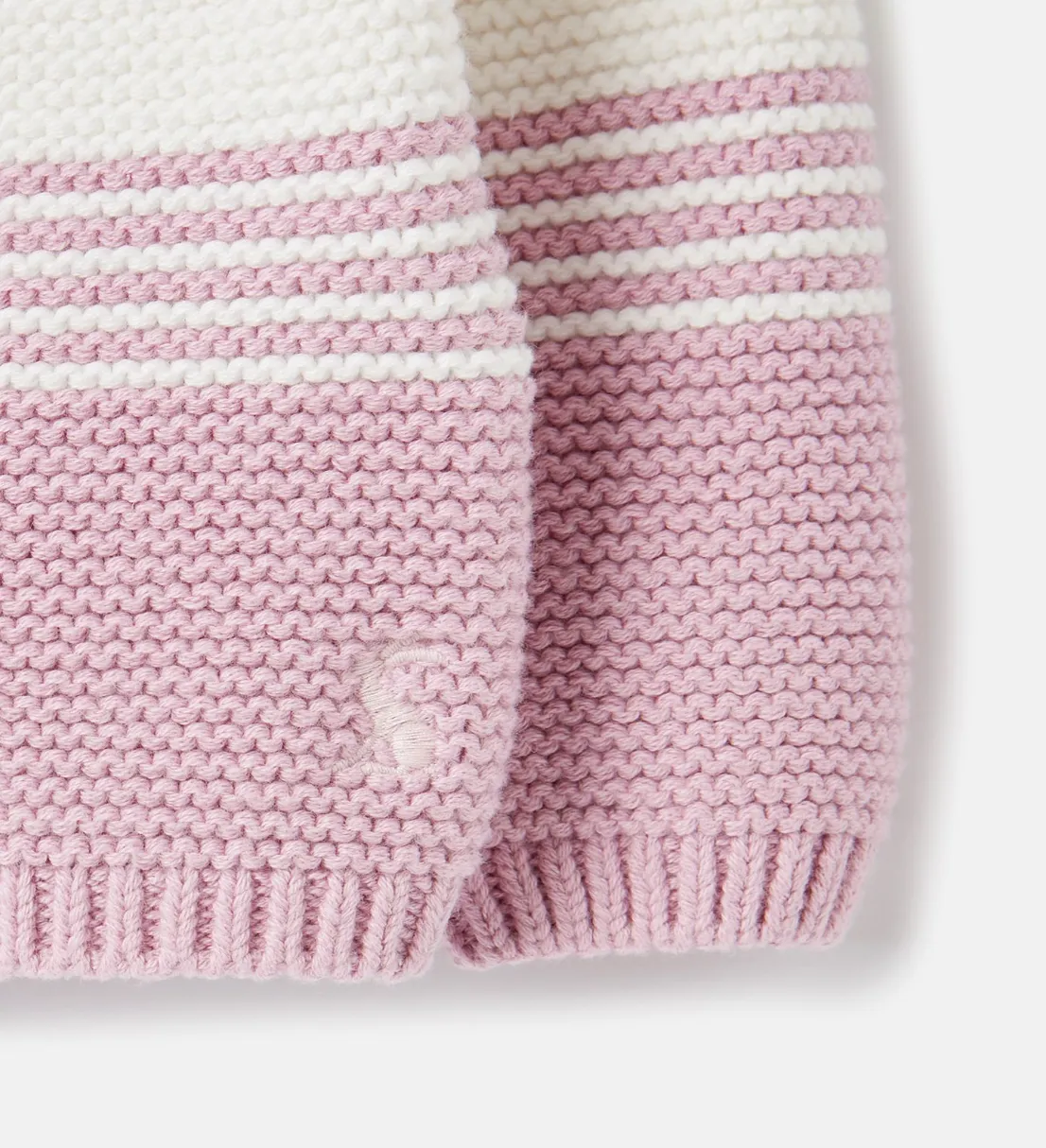 Joules Haywood Infant Striped Cardigan - Pink