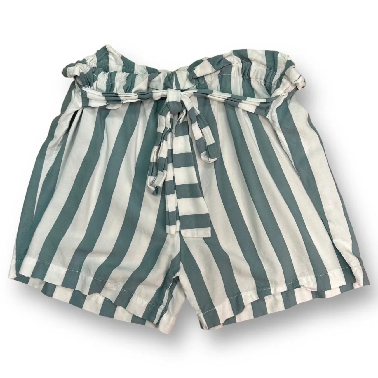 Joyous and Free Youth Girl Size 12 Shorts Blue & White Striped Boho