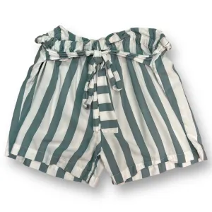 Joyous and Free Youth Girl Size 12 Shorts Blue & White Striped Boho