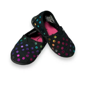 Jumping Beans Toddler Girl Size 6 Shimmery Comfy Slide-On Shoes