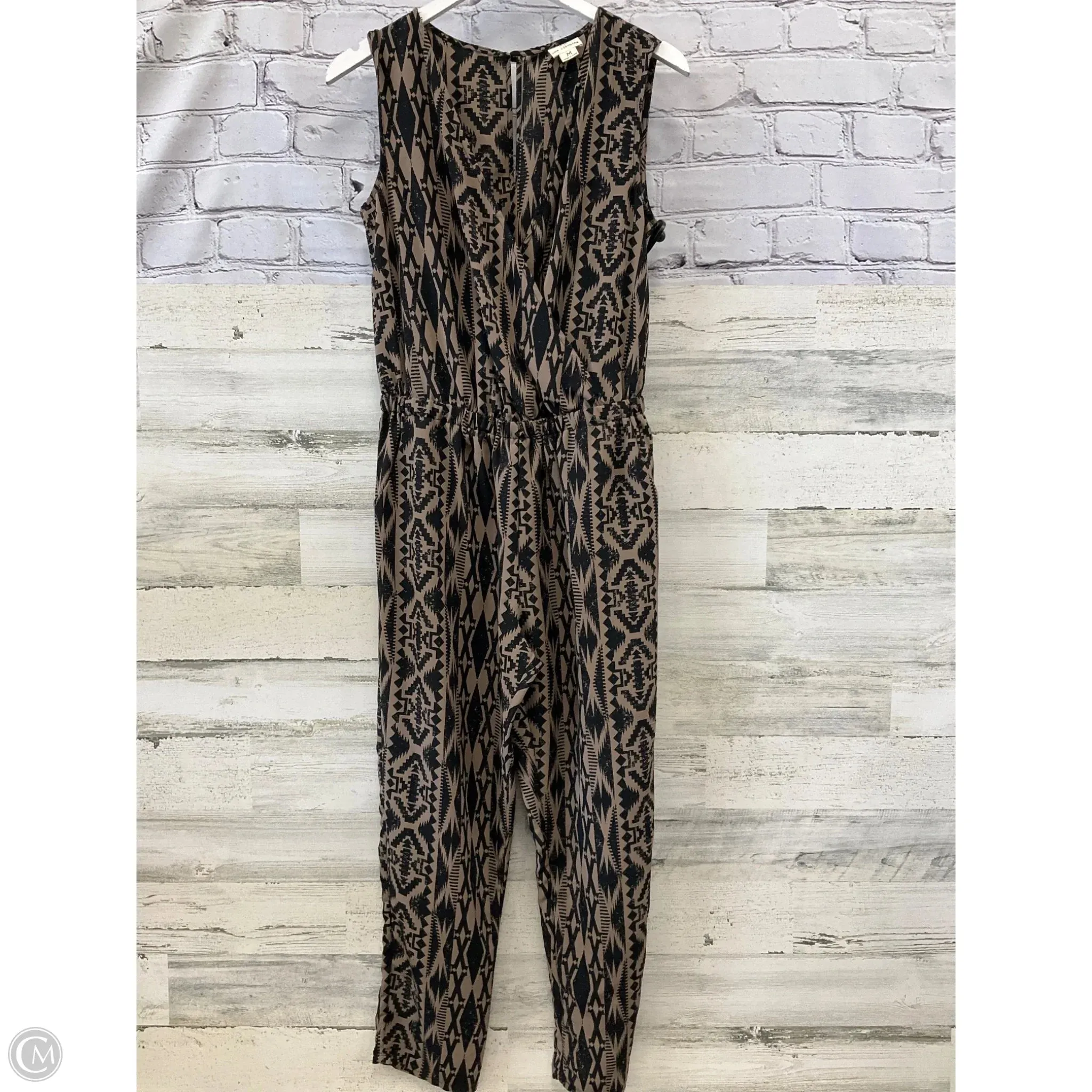 Jumpsuit By One Clothing In Black & Tan, Size: M