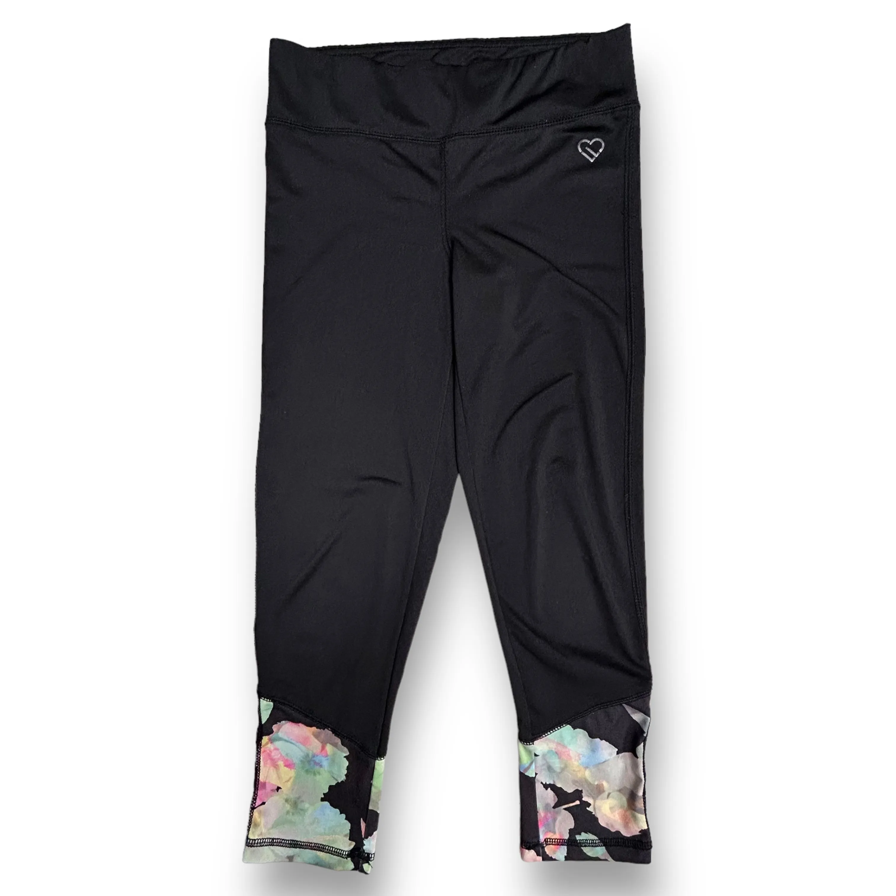 Juniors Live Love Dream Size S Black Performance Leggings