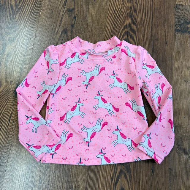 just one you SIZE 3T Swim Shirt Girl's