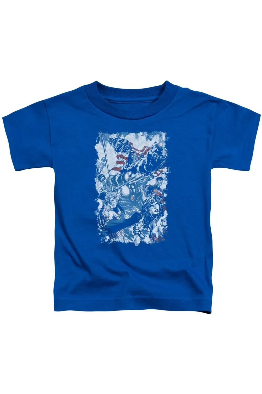 Justice League of America American Justice Short Sleeve Toddler Tee / T-Shirt