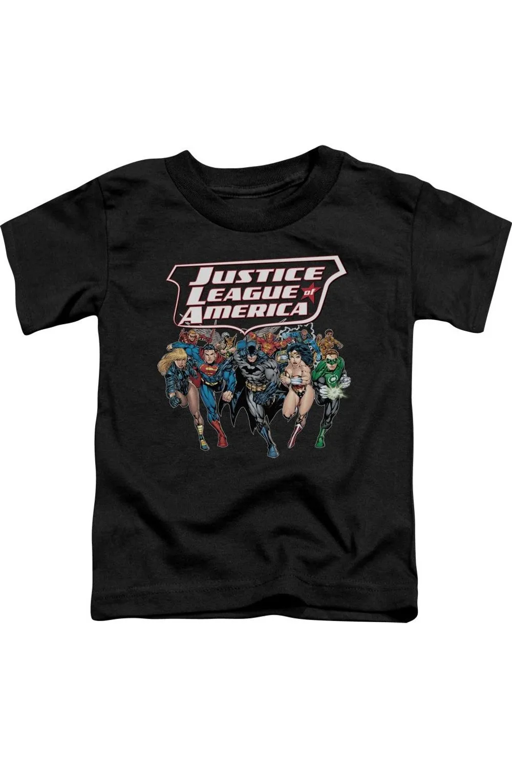 Justice League of America Charging Justice Short Sleeve Toddler Tee / T-Shirt