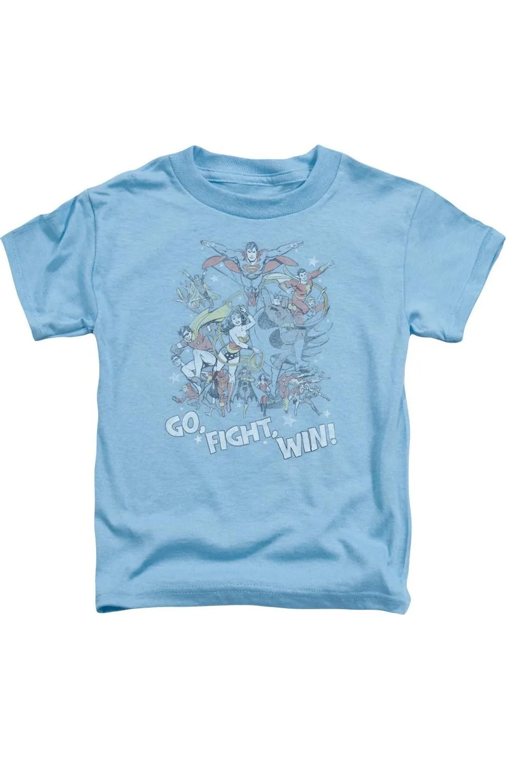 Justice League of America Go Fight Win Short Sleeve Toddler Tee / T-Shirt