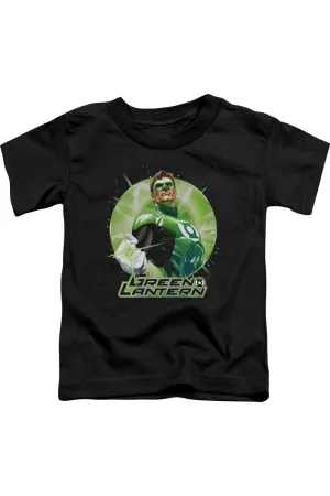 Justice League of America Green Static Short Sleeve Toddler Tee / T-Shirt