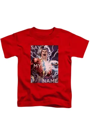 Justice League of America Say My Name Short Sleeve Toddler Tee / T-Shirt