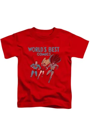 Justice League of America Worlds Best Short Sleeve Toddler Tee / T-Shirt
