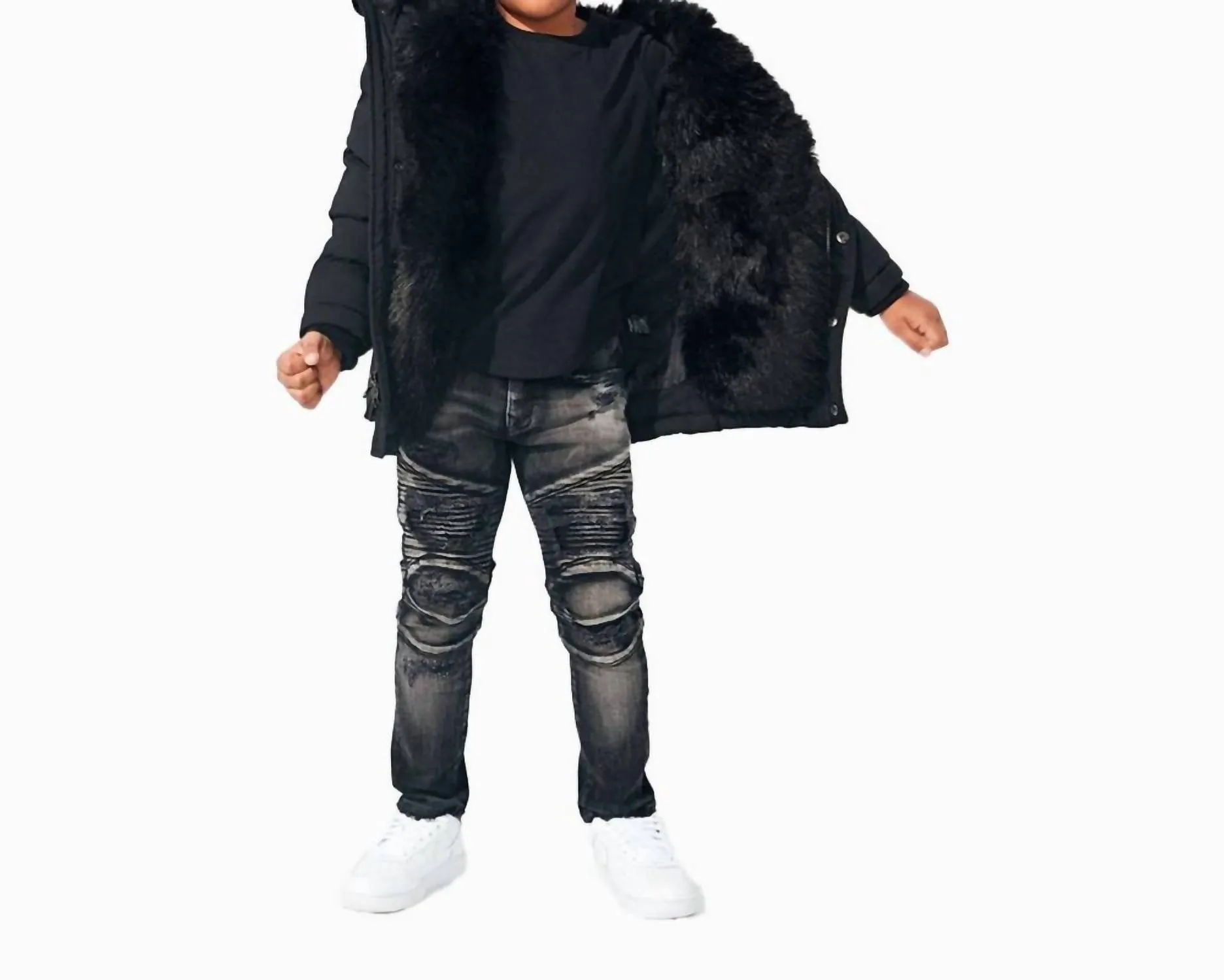 Kids Fargo Parka 2.0 Jacket In Black