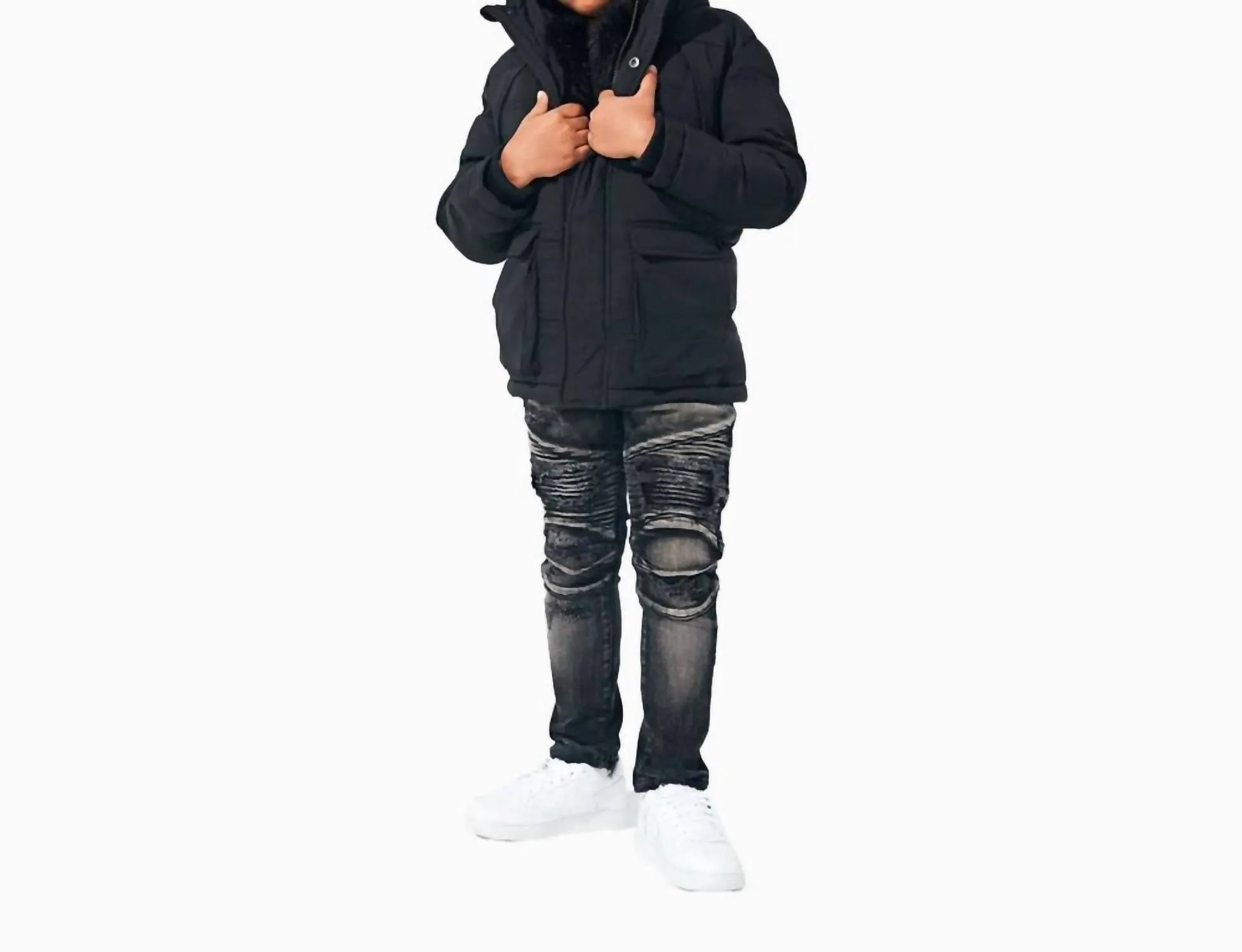 Kids Fargo Parka 2.0 Jacket In Black