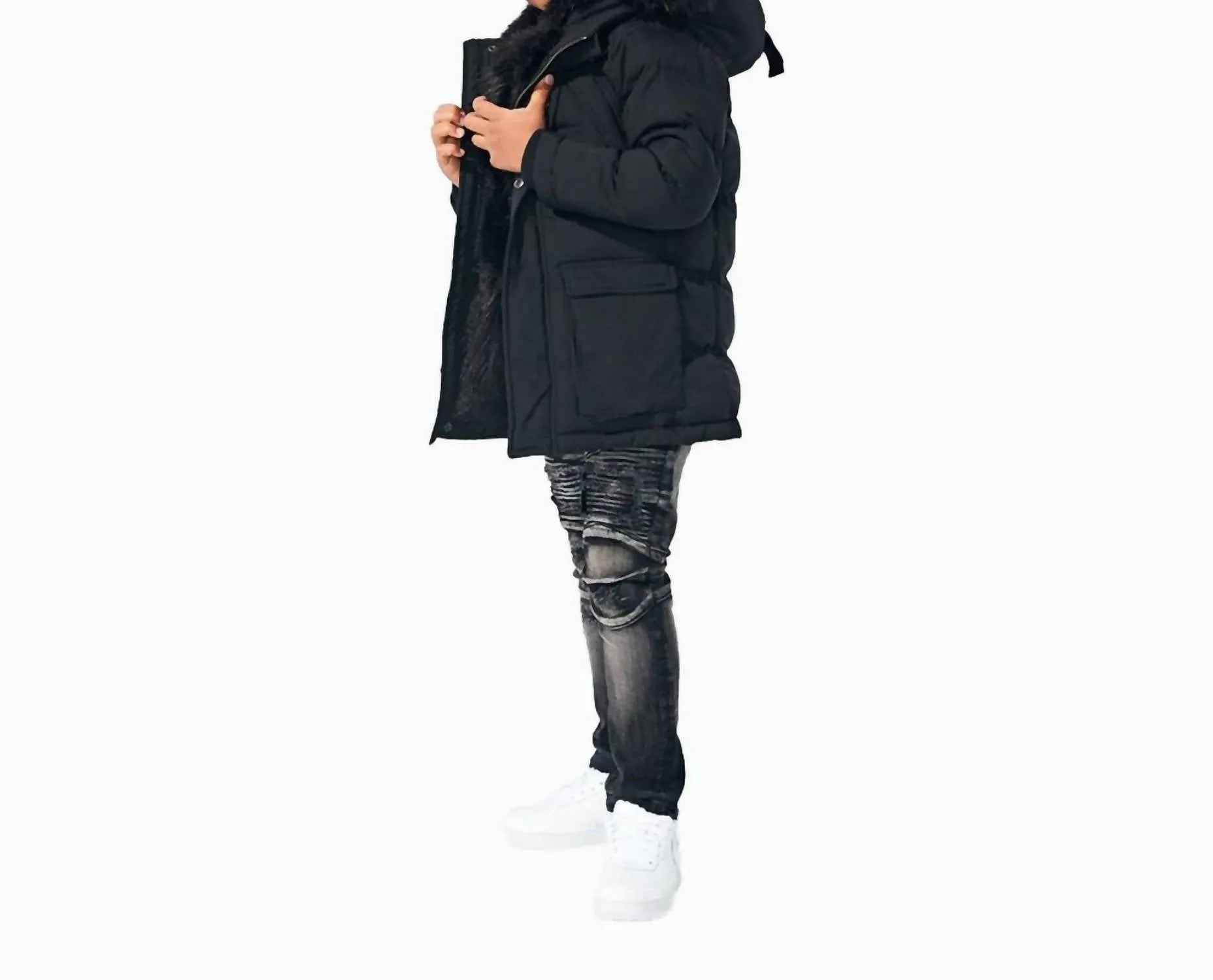 Kids Fargo Parka 2.0 Jacket In Black