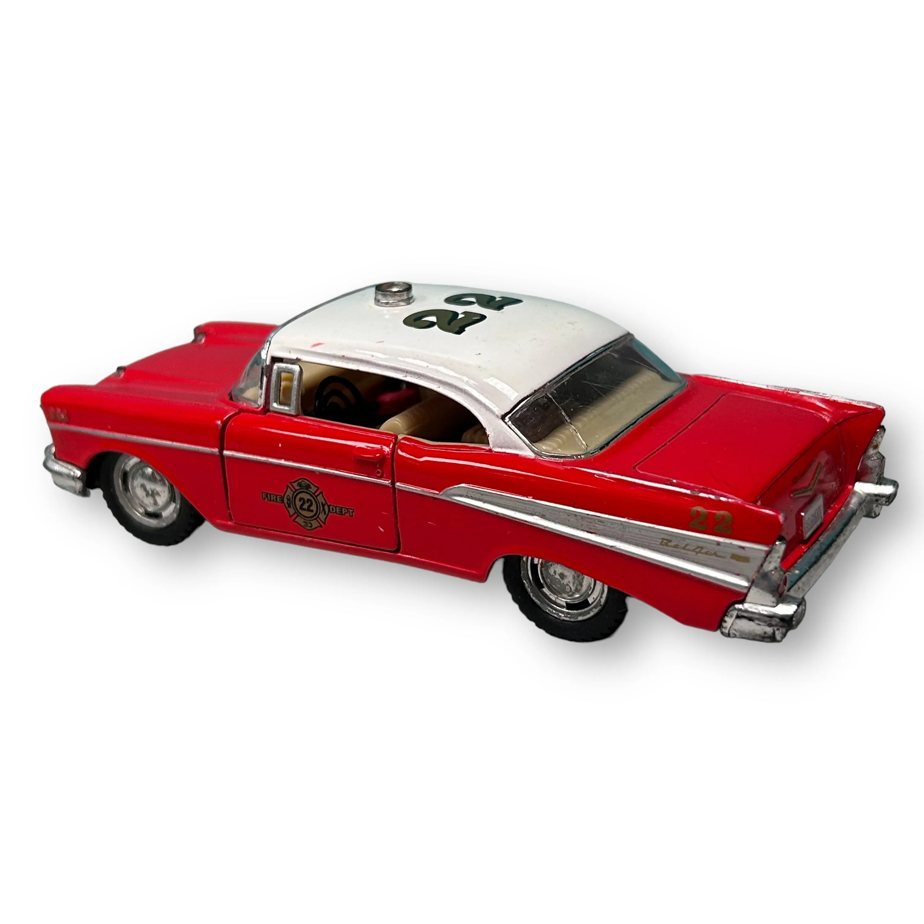 Kinsmart 1957 Red Chevrolet Bel Air 1/40 Scale Pull-Back Diecast Vehicle
